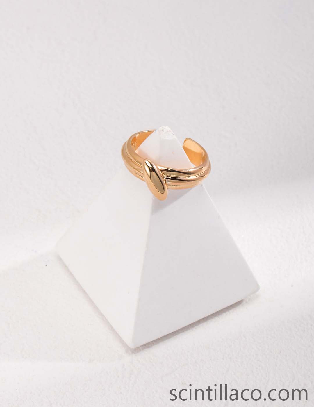 Yellow/White Gold Color Ring