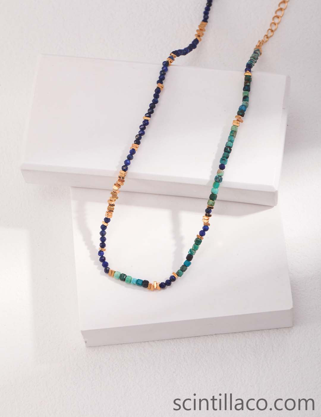 Silver Lapis Lazuli Necklace