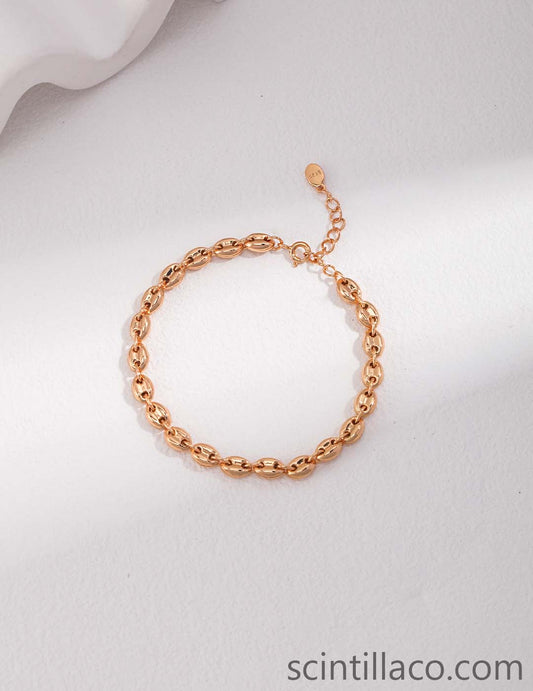 Golden Color Silver Bracelet