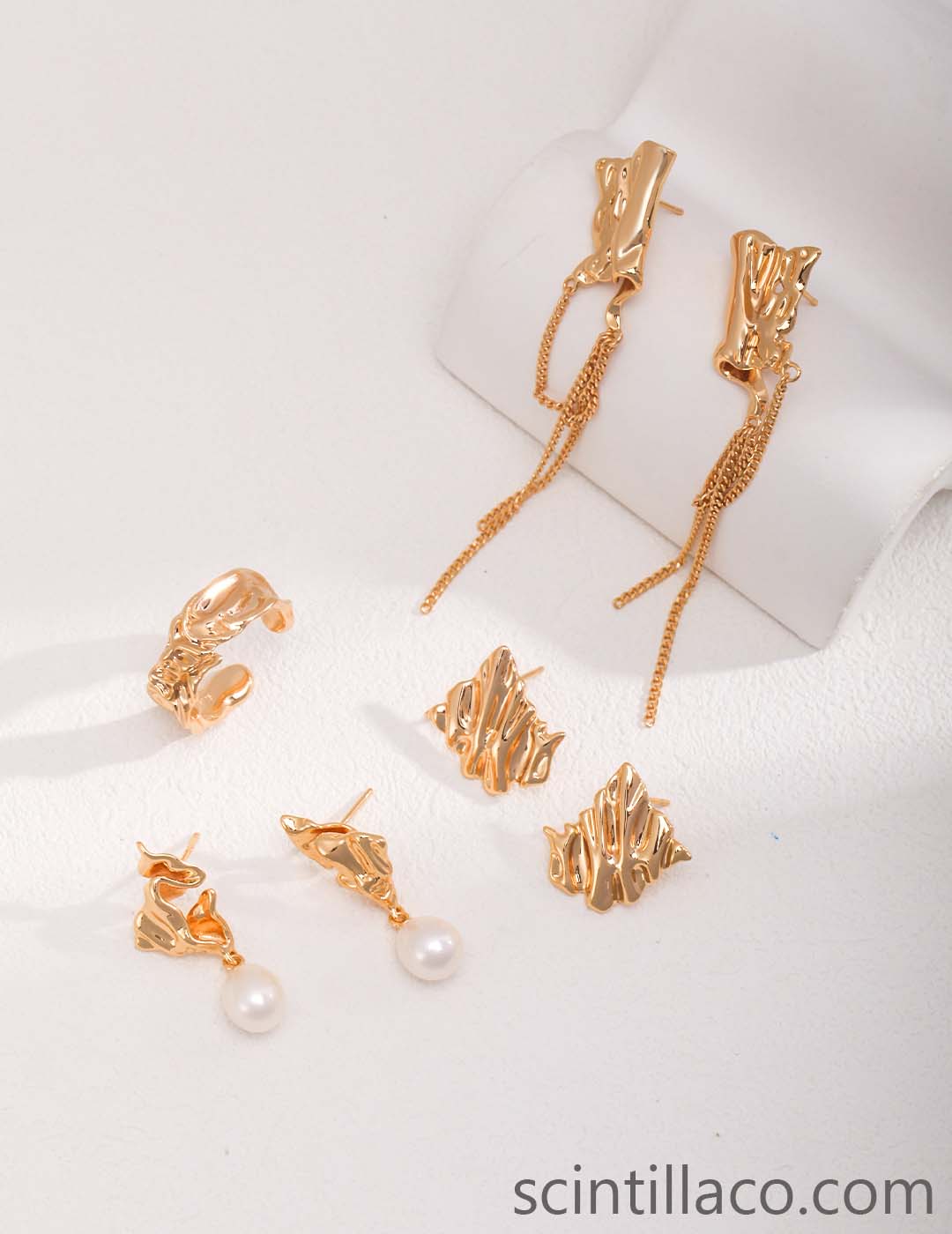 Golden Color Earrings