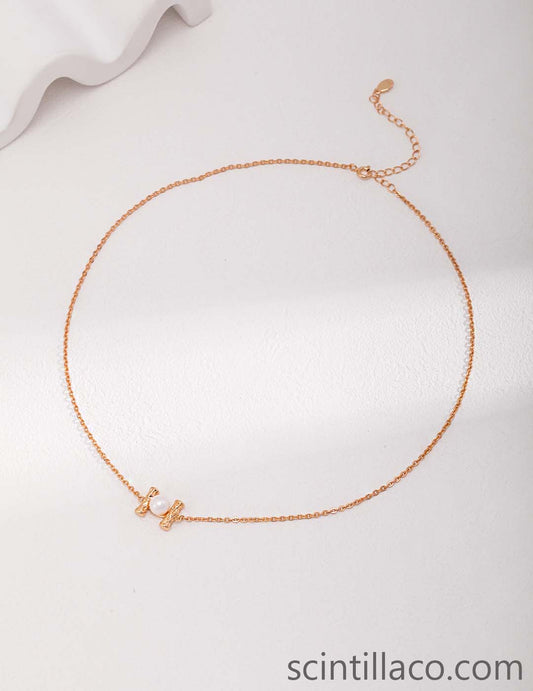 Golden Color Pearl Necklace